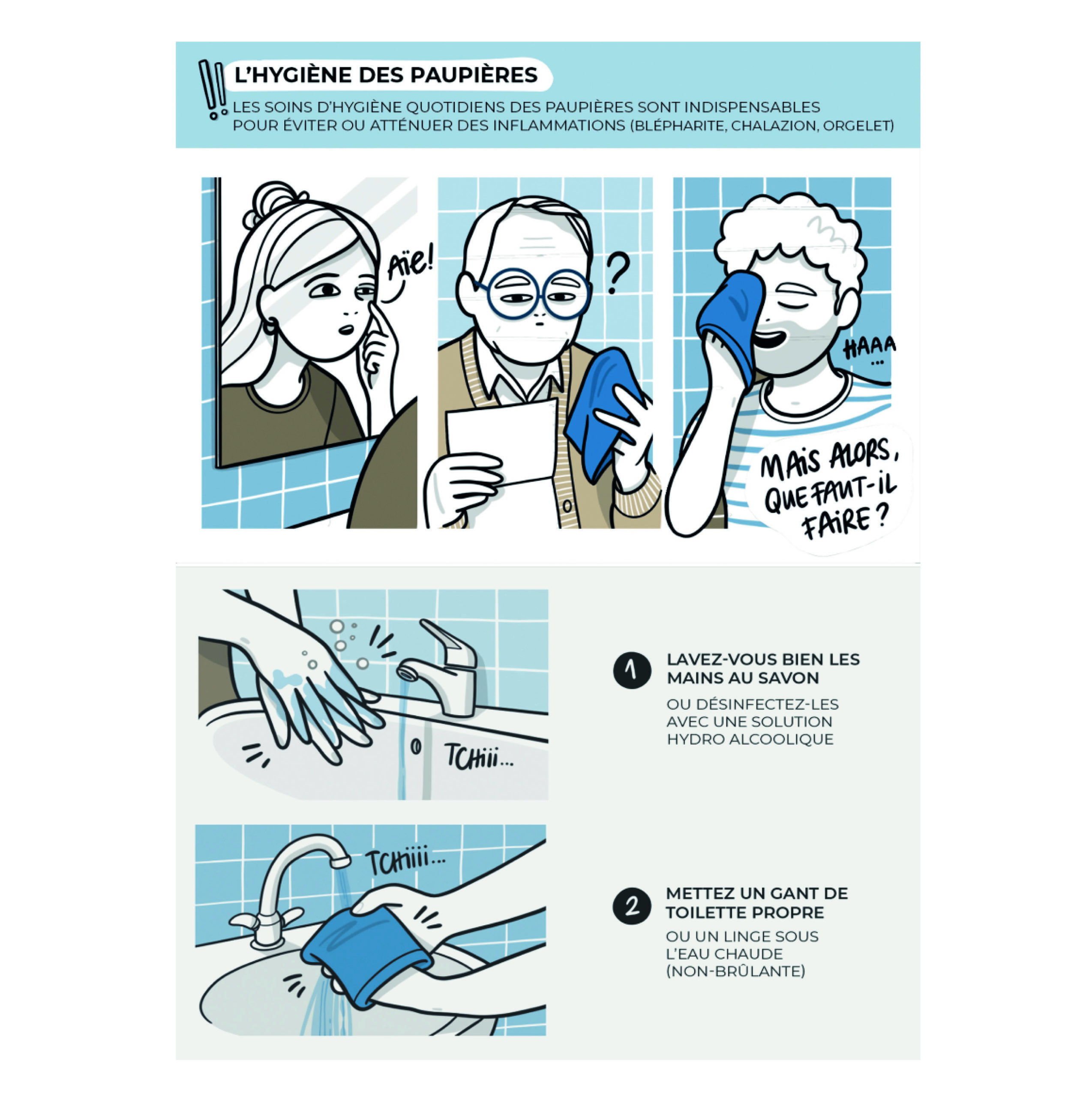 Dépliants informatifs, Cabinet d'ophtalmologie, Genève, 2025